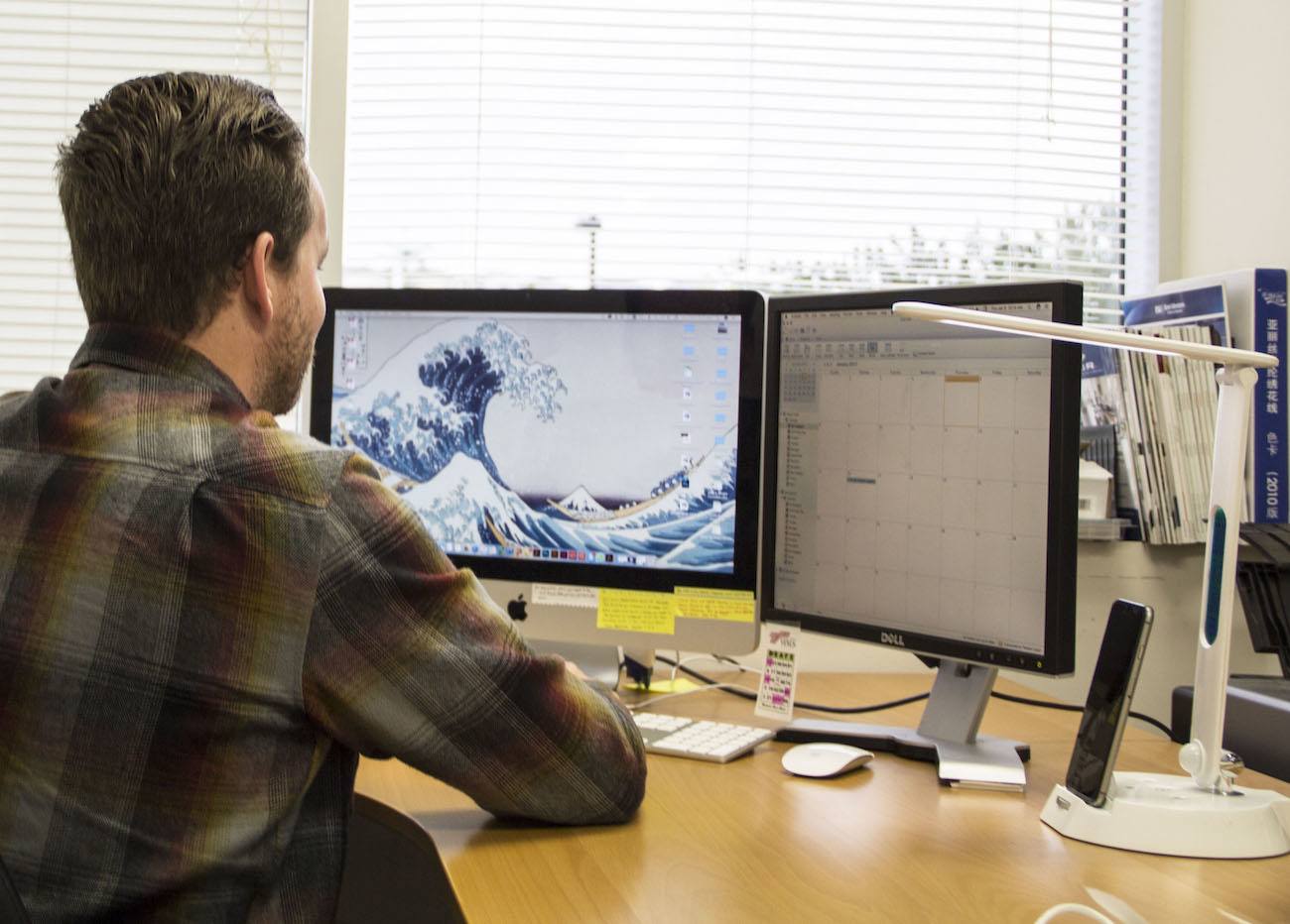 originality，Desk lamp，Temperature display，Mobile charge，Convenient and practical，Office Supplies，